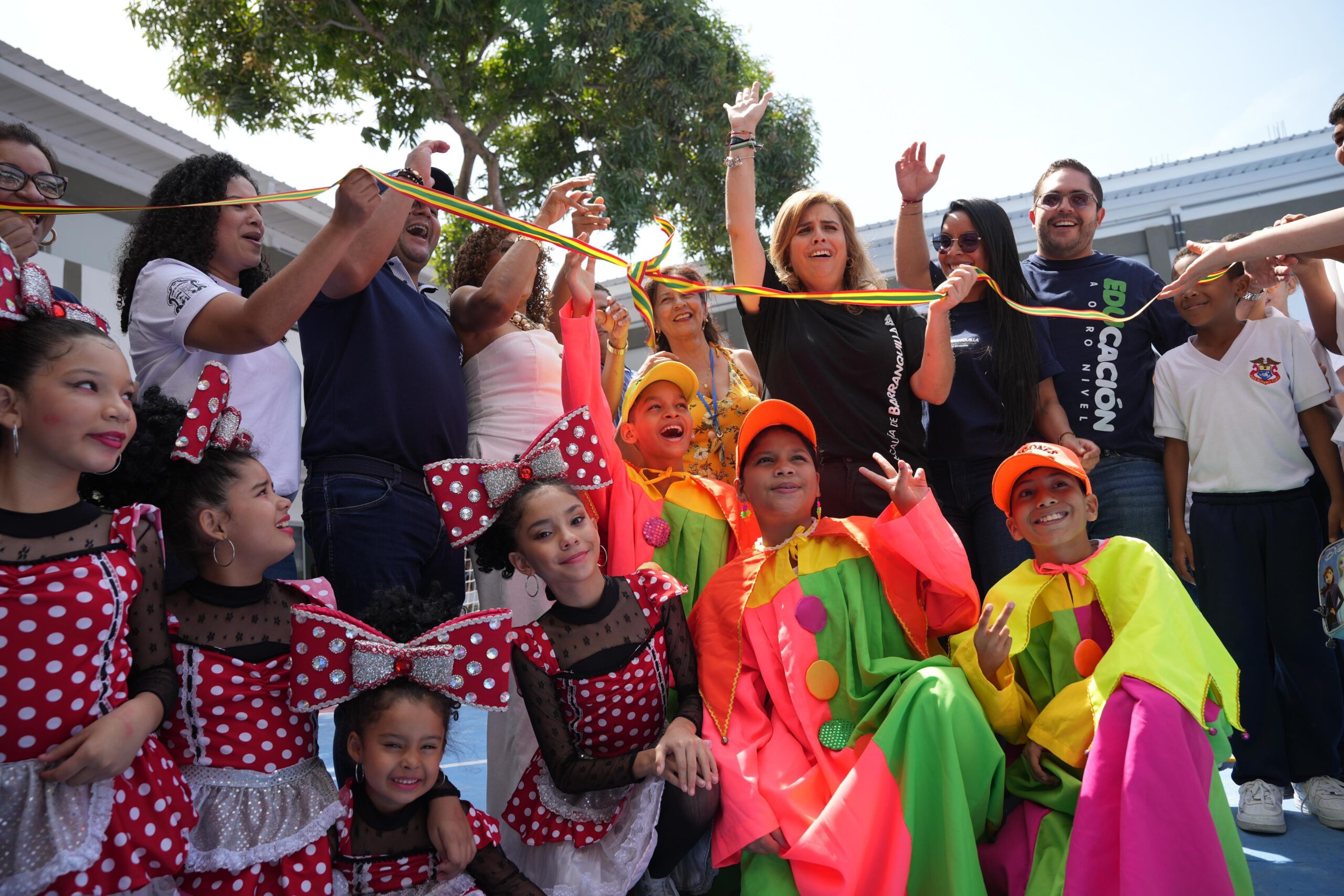 Comunidad educativa de la IED José Eusebio Caro estrena nuevos ajustes en su infraestructura: la oficina del alcalde de Barranquilla, distrito especial, industrial y puerto