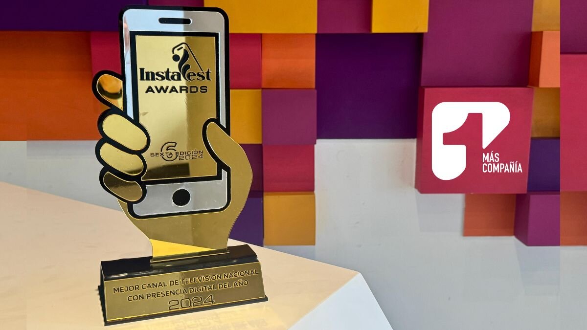 El canal 1 fue elegido como el mejor canal de televisión con presencia digital 2024: Instafest