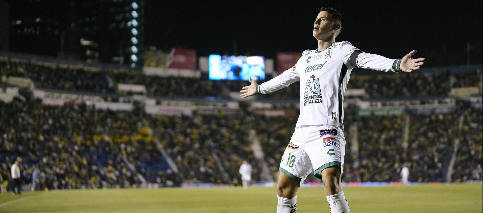James Rodríguez anotó el gol de empate del león contra el campeón América