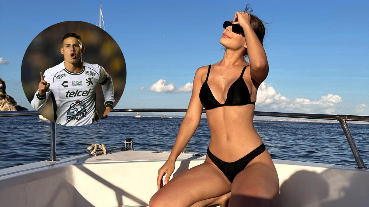 La novia de James reveló cómo se enfrenta una situación difícil en las redes