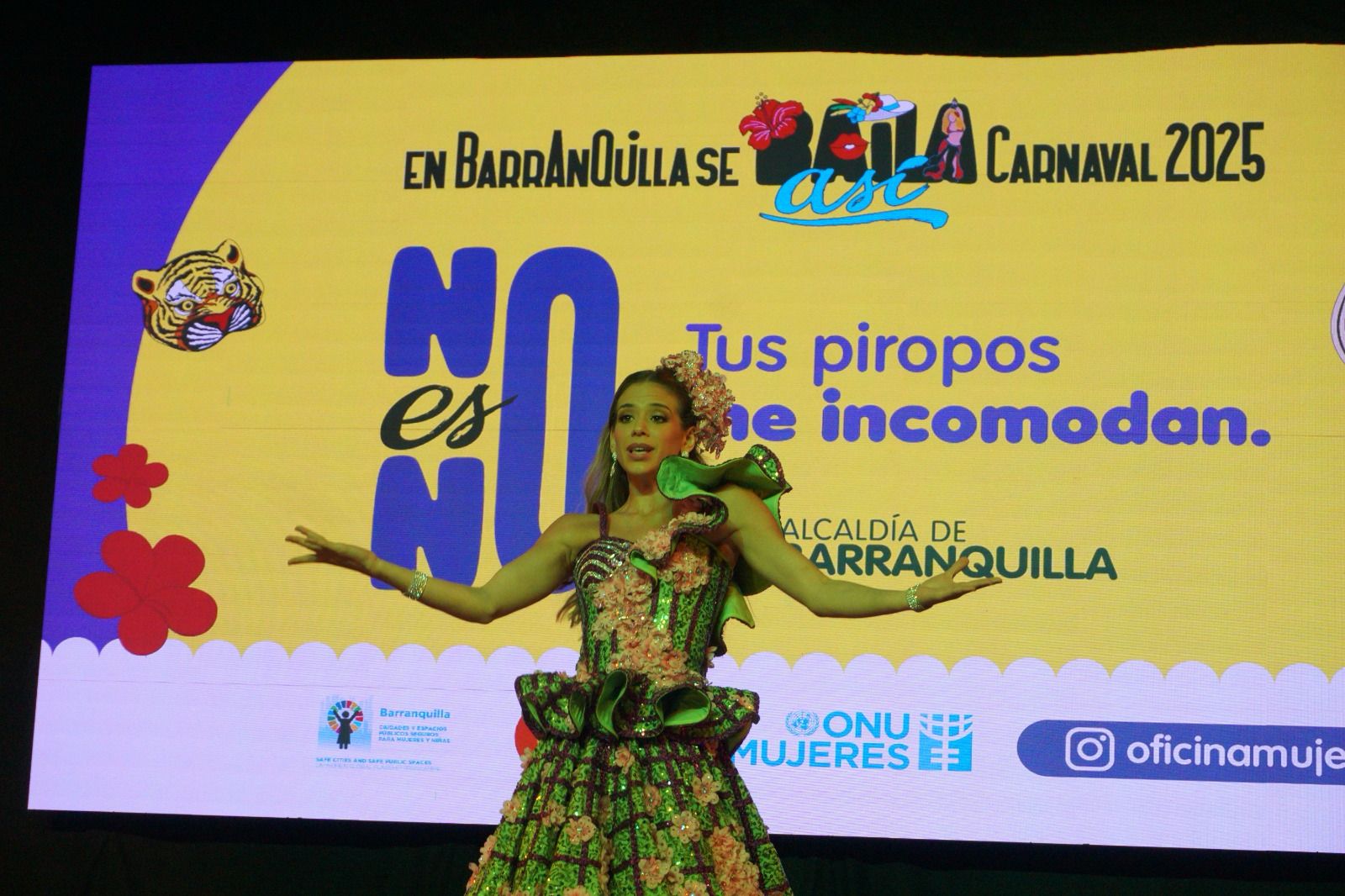'No es', la campaña del distrito que ya se han tomado eventos de carnaval: la oficina de Barranquilla de alcalde, distrito especial, industrial y puerto