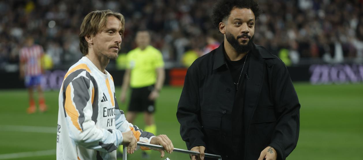 Real Madrid rindió homenaje a Marcelo por su jubilación de fútbol