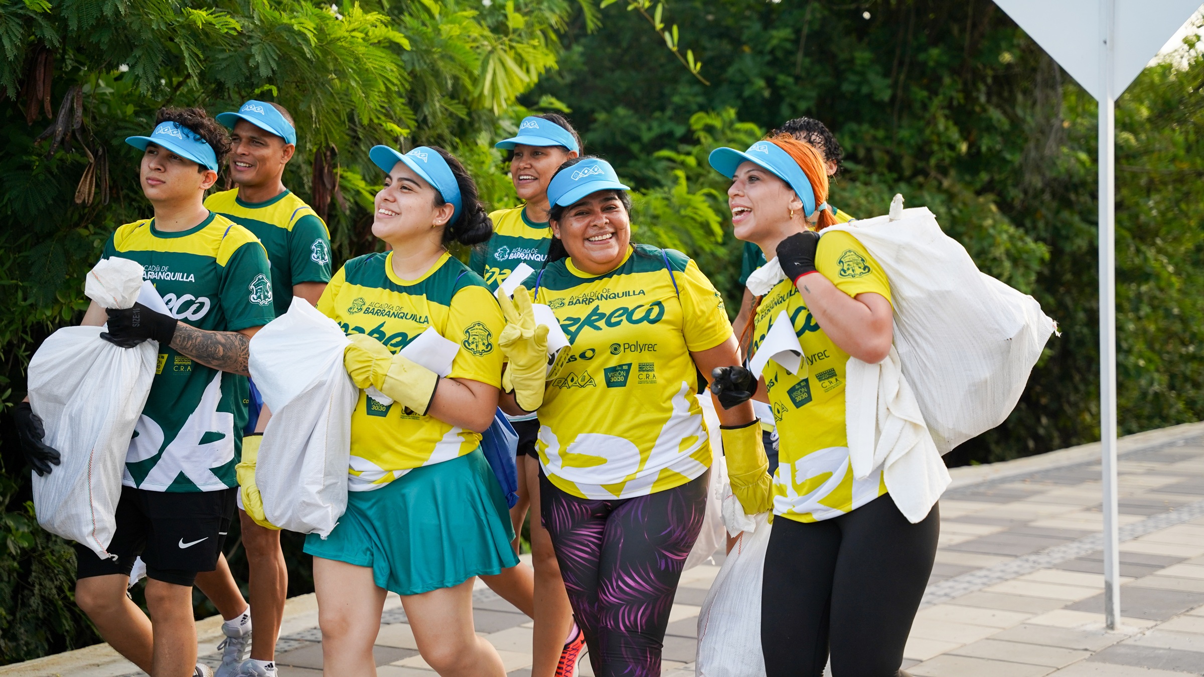 Caminata ecológica 'Correo', en Rebolo, para conmemorar el Día Internacional de la Mujer - Oficina de Alcalde de Barranquilla, Distrito Especial, Industrial y Puerto