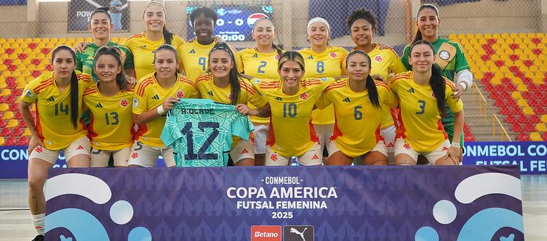 El equipo nacional de Futsal Women's Colombia clasificó la Copa Mundial en Filipinas
