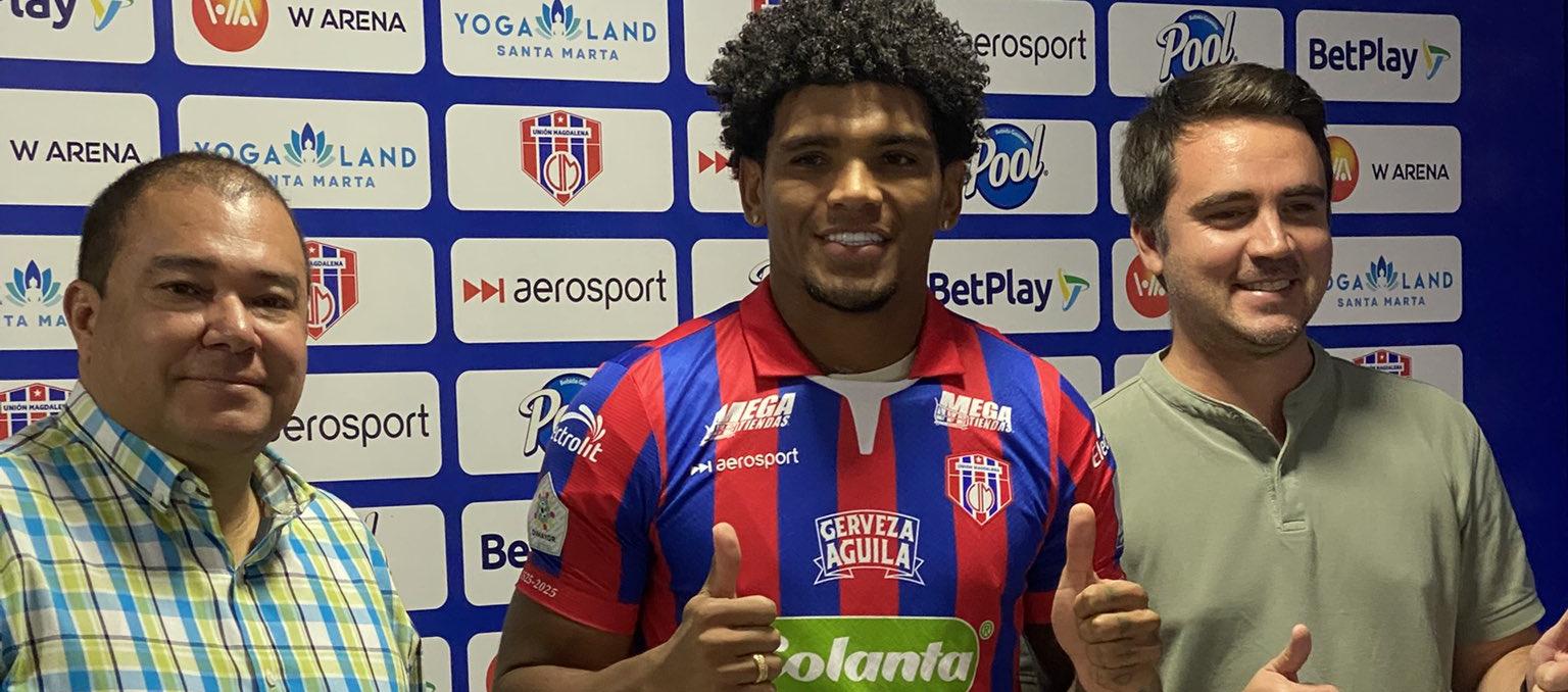 Rafael Pérez, presentado como un nuevo jugador de Magdalena Unión