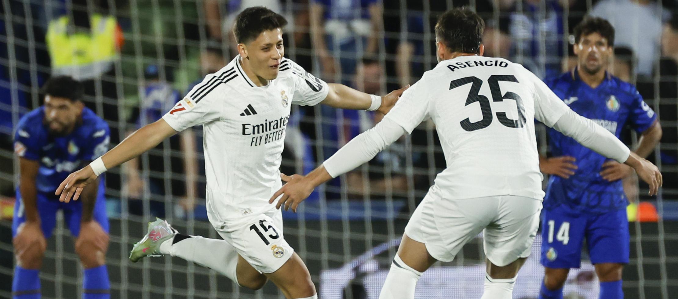 Arda Güler mantiene con vida al Real Madrid en la pelea por el título de Liga