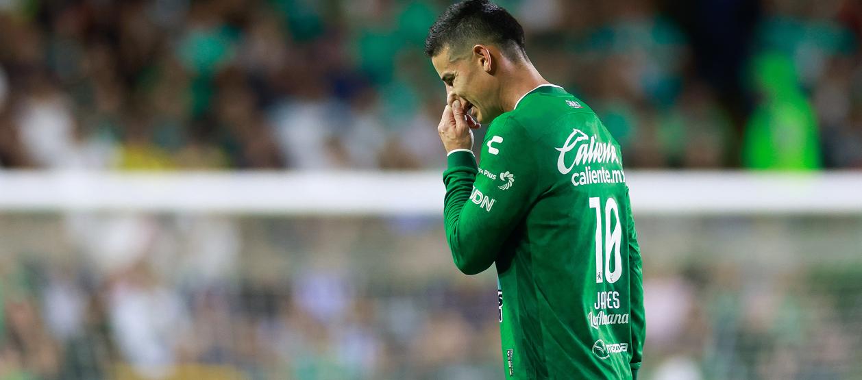 James Rodríguez, expulsado por reclamar en derrota del León ante Monterrey