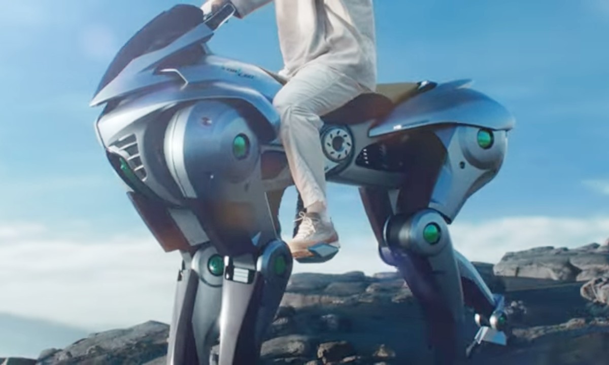 Kawasaki presenta Corleo, el robot de cuatro patas que piensa y se puede montar como una moto • ENTER.CO