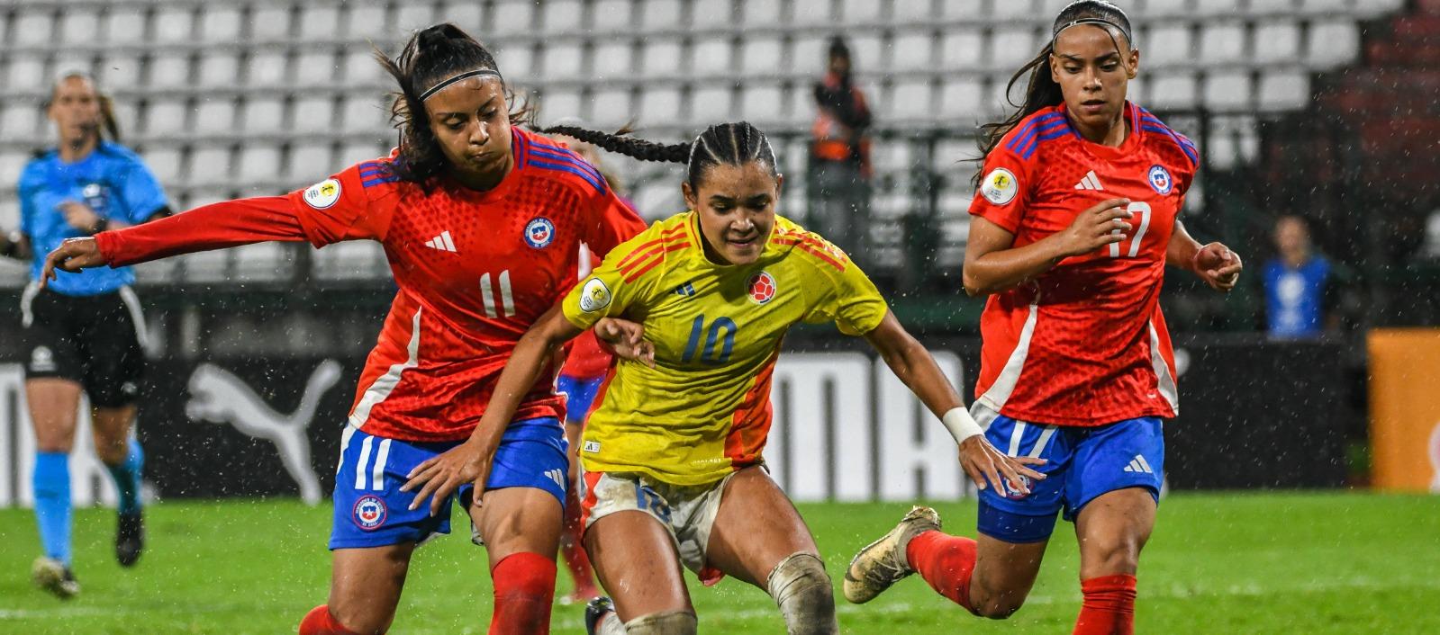 Colombia cayó ante Chile y complicó su clasificación al hexagonal final