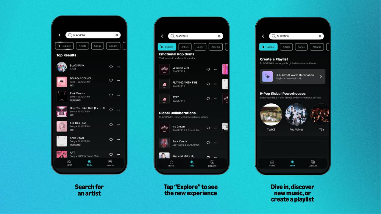 Amazon Music lanza una búsqueda con IA para descubrir música como nunca antes: Así funciona • ENTER.CO