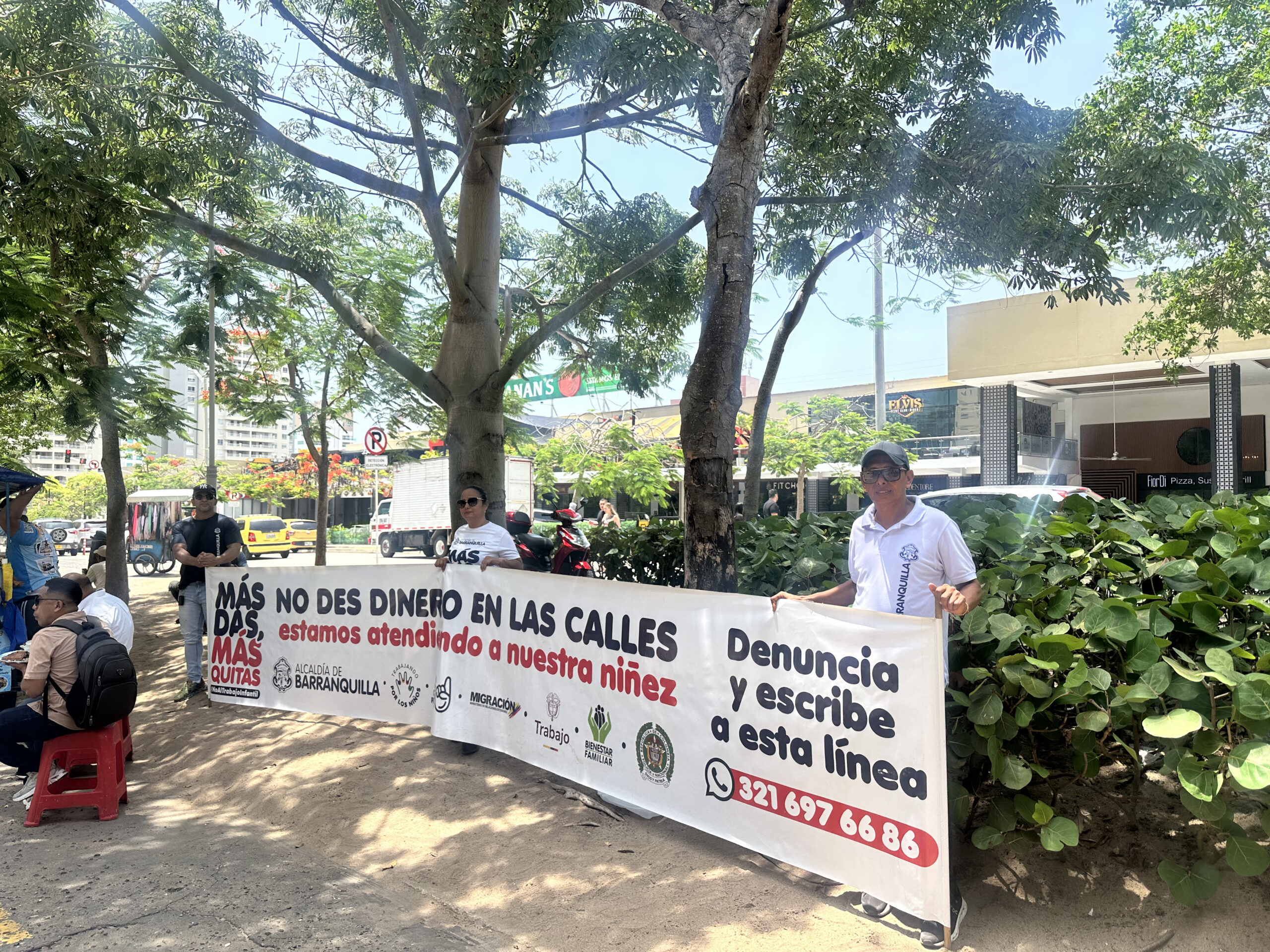 Con la campaña 'Más das, más quitas', Barranquilla sigue contrarrestando la mendicidad y el trabajo infantil – Alcaldía de Barranquilla, Distrito Especial, Industrial y Portuario