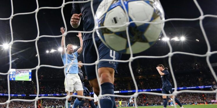 Erling Haaland, la máquina goleadora de la Liga de Campeones