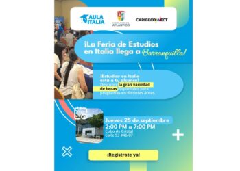 Gobernación del Atlántico y Cámara de Comercio Italiana entregarán becas de hasta el 100 % en feria universitaria