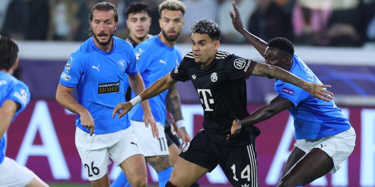 Luis Díaz jugó 45 minutos en otra goleada del Bayern Múnich]