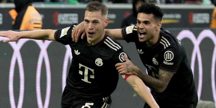 Bayern goleó al Mönchengladbach y es líder con paso perfecto: Luis Díaz jugó 76'