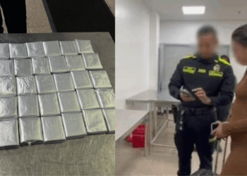 Capturan a mujer en aeropuerto de Cartagena con más de dos kilos de cocaína ocultos en un parlante