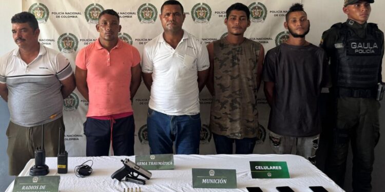 Desarticulan célula de ‘Los Pachencas’ que extorsionaba en Ponedera