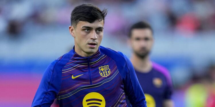 Pedri estará entre tres a cuatro semanas de baja por rotura en el bíceps femoral