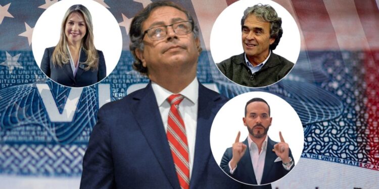 'Por fin lo logró Petro': políticos colombianos reaccionan a revocatoria de la visa de Estados Unidos al presidente