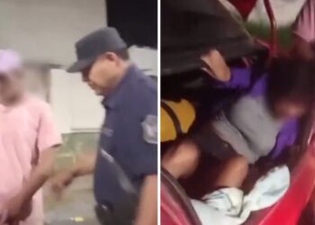 Video | El Insólito acto de celos que hubo durante un operativo de tránsito: ¿qué pasó?