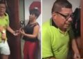 Video | Esta fue la reacción de la familia del ‘Rey Momo’ al sorprenderlo con su amante
