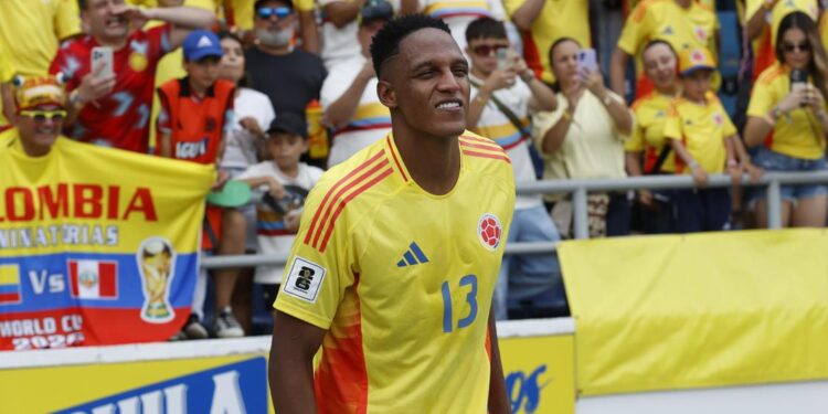 Yerry Mina no estará con la Selección Colombia contra México y Canadá