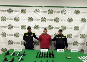 Cae en Santa Marta hombre con siete armas de fuego y municiones tras operativo policial