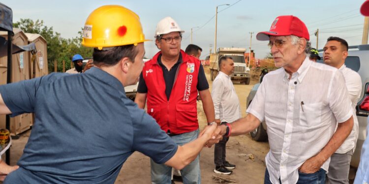 Gobernación destaca rápida ejecución en dobles calzadas de Caracolí y Juan Mina