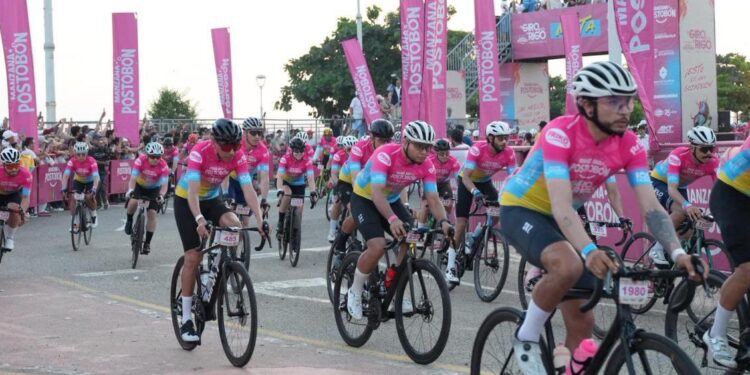Más de 8 mil ciclistas ya recorren el Atlántico en el Giro de Rigo