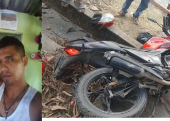 Motociclista pierde el control y muere tras chocar contra el pavimento en Usiacurí