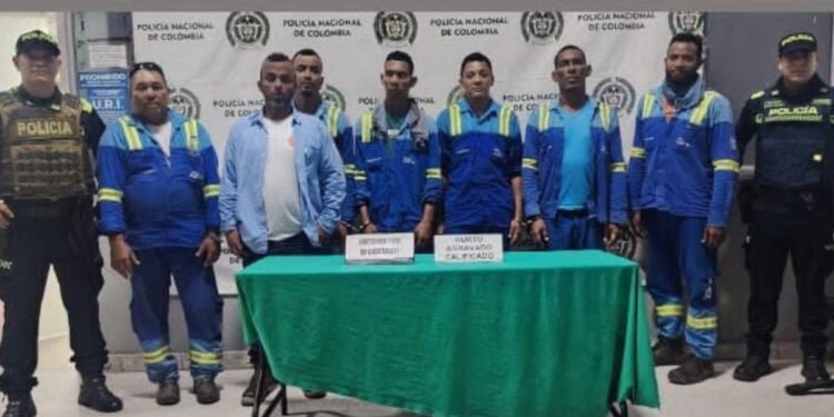 Siete personas fueron capturadas por hurto de cables en Barranquilla: se hacían pasar por trabajadores de Air-e