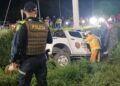 Soldado del Ejército quedó atrapado en una camioneta tras chocar contra un poste en la vía Galapa – Barranquilla