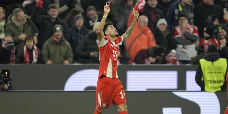 gol y asistencia en triunfo agónico del Bayern