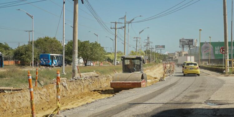 Alcaldía de Soledad confirma avances en la obra de la Vía Circunvalar: van más de 1.2 kilómetros intervenidos