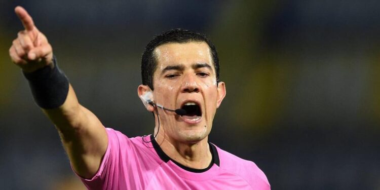 Andrés Rojas, árbitro del partido Tolima vs. Junior, en Ibagué