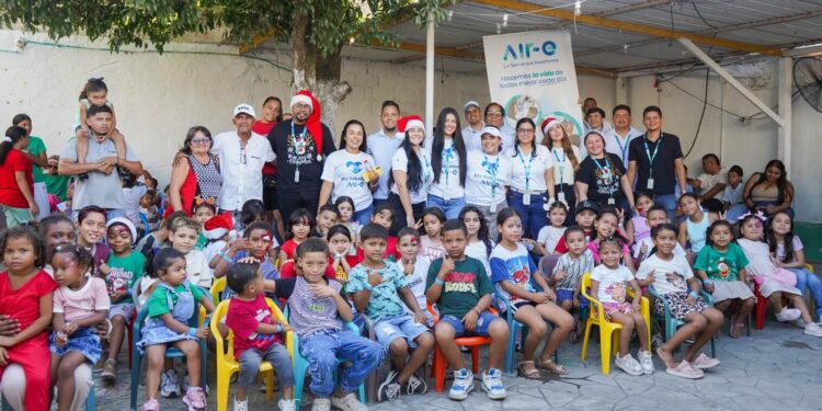 Con energía bacana, más de 900 niños vivieron la magia de la Navidad en Barranquilla y Soledad