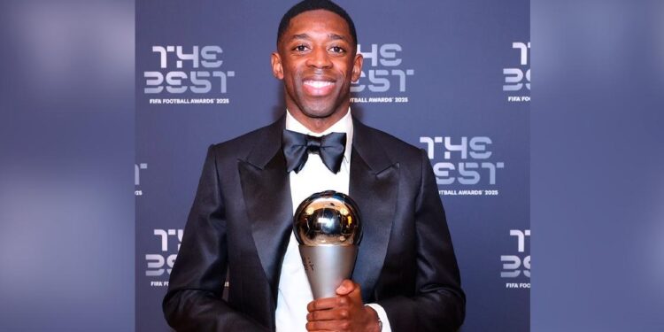 Dembelé, premiado con el The Best al mejor jugador de 2025