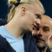 Haaland le respondió a Guardiola con una foto subido a una báscula