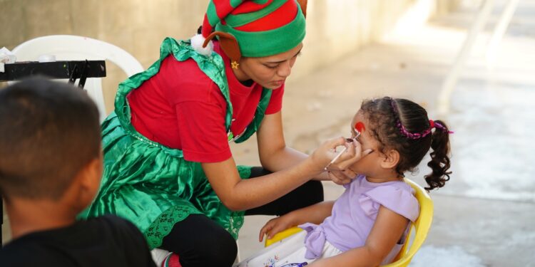 La magia de la Navidad llegó a Villas de San Pablo
