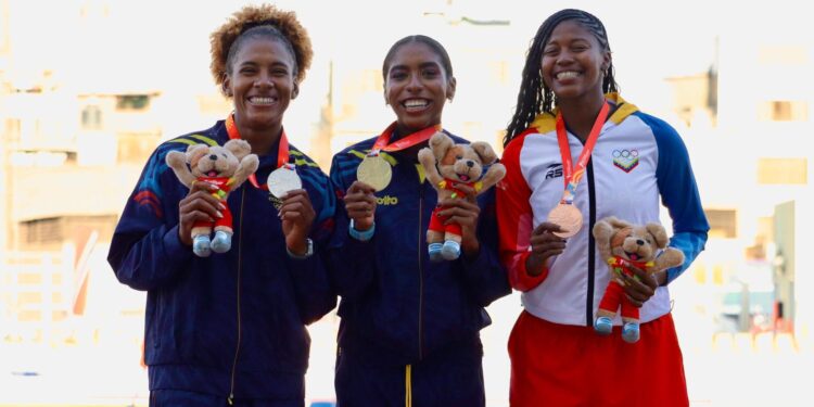 La valduparense Natalia Linares, oro en salto de longitud en los Bolivarianos