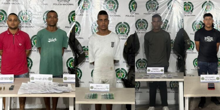 Siete capturados deja operativo policial contra la extorsión en Barranquilla y Soledad