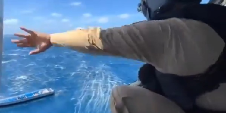 Video: así quedó registrada la maniobra de la Armada para interceptar la lancha cargada de cocaína en Barranquilla