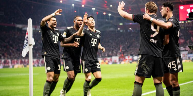 El Bayern sufrió en el primer tiempo, pero después goleó 5-1 al Leipzig