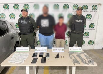 GAULA de la Policía rescató a tres personas secuestradas y capturó a dos presuntos responsables en el Atlántico