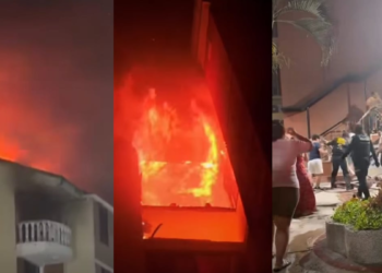 Incendio en Mirador del Mar 1 puso en alerta a residentes del norte de Barranquilla