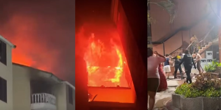 Incendio en Mirador del Mar 1 puso en alerta a residentes del norte de Barranquilla
