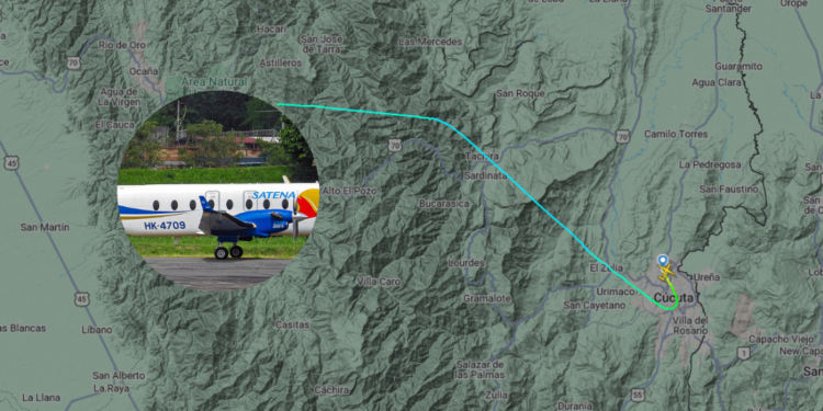 Avión de Satena desaparecido en Norte de Santander: 15 personas a bordo en ruta Cúcuta-Ocaña