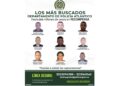 Policía revela el cartel de los más buscados en el Atlántico por homicidio, feminicidio y otros delitos