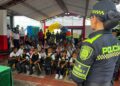 Policía y comunidad transforman escuela rural en Sabanalarga para un regreso a clases digno y seguro