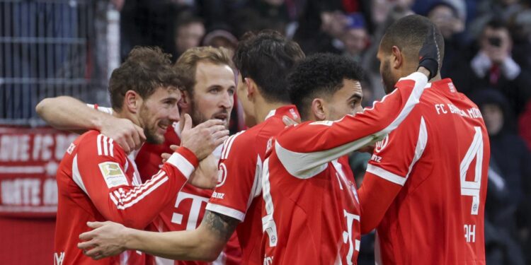 Con doblete de Kane y un gol de Goretzka, Bayern goleó al Werder Bremen